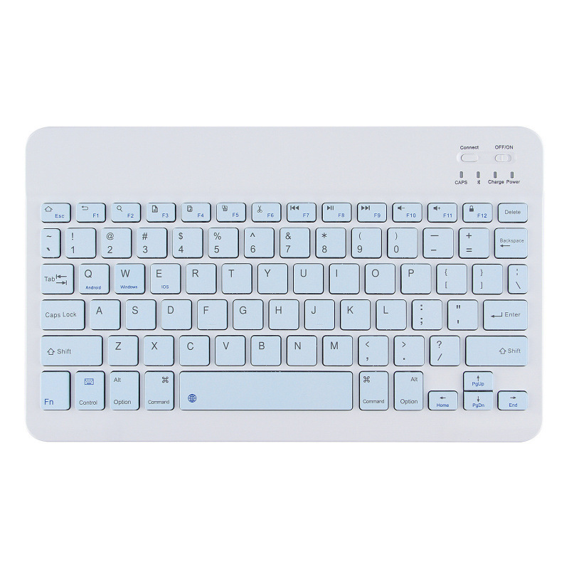 teclado azul