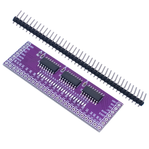 Single chip microcontroller serial to parallel pin IO expansion <strong>module</strong> 74HC595 <strong>output</strong> port expansion 3 to 24 pin LED <strong>control</strong>