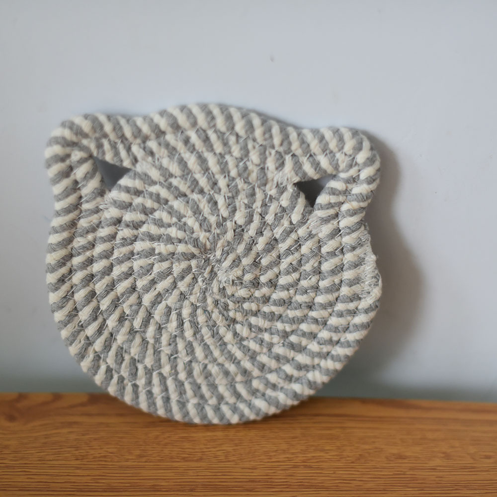 Gray cat pad