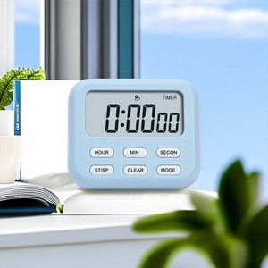 Nuovo schermo digitale LCD quadrato Timer magnetico da cucina cottura cottura conteggio conto alla rovescia orologio di sonno Timer cronometro - Product Image 1