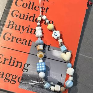 可愛い冬キーホルダーオーナメントシーソルトラテブラウンウサギPVC合金携帯電話ストラップナイロンプラスチック吊りカメラチェーン