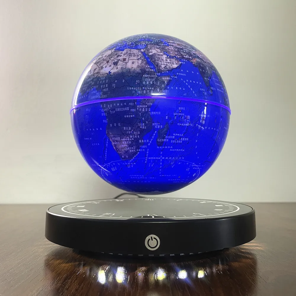 Globo di Design moderno globo levitante magnetico mappa del mondo lampada a globo con rotazione della luce a LED galleggiante regalo di moda decorazione della casa