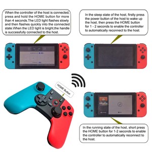 Controlador de Gamepad inalámbrico de suministro de fábrica con seis ejes con controlador de Joystick NFC para Nintendo Switch para PC - Product Image 4