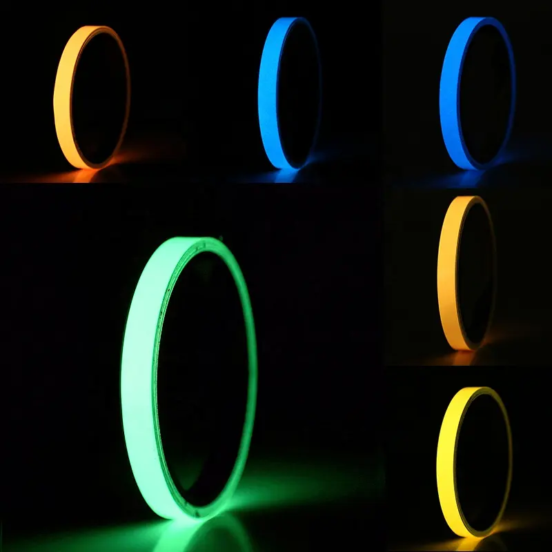 Luminous Tape Glow in The Dark Feuerzeuge Vorhänge Leuchtende Vinyl Acryl Karton Box Farben Wand dekoration, DIY Dekoration 0,18mm