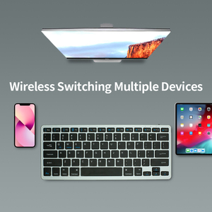 SAMA ABS Black Color <strong>Keyboard</strong> OEM Computer Accessories Optical Sensor <strong>Wireless</strong> <strong>Keyboard</strong> <strong>for</strong> IOS, <strong>Android</strong>, Windows <strong>Systems</strong> - Product Image 2