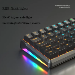66 Key Gaming Gamer <strong>Desktop</strong> Mechanical <strong>Keyboard</strong> Wired Red Axis RGB <strong>Keypad</strong> Backlight USB Type C Optical Gaming <strong>Keyboard</strong> - Product Image 6
