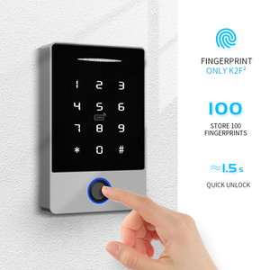 עמיד למים IP66 Keyless כניסת RFID כרטיס סיסמא DC12V מרחוק Ttlock פעמון גישה טביעות אצבע - Product Image 3
