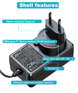 Mehrfach austauschbarer Stecker adapter 12 V 1a 2a 3a 4a 5a Wechselstrom adapter 12 Volt Gleichstrom 1a Netzteil 1000ma - Product Image 5