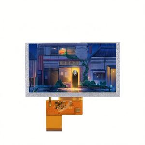 5-Zoll-IPS-TFT-LCD-Anzeigemodul mit RGB-Schnitts telle 800x480 Kapazitives Touch panel 40-poliger LCM-Bildschirm