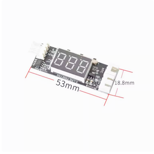 DC 12V 4-Wire PWMファン温度制御知事温度速度デジタルディスプレイサポート3Aファンオンオフ制御モジュール - Product Image 2