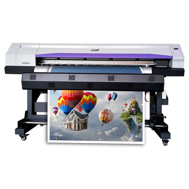 Fornitore della cina Plotter per stampante di grande formato Dx5 Dx7 Xp600 Cmyk stampanti a getto d'inchiostro a colori Eco solvente per esterni 1.8M macchina per vinile