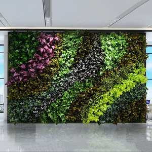 人造植物墙装饰绿草墙景观婚礼装饰餐厅