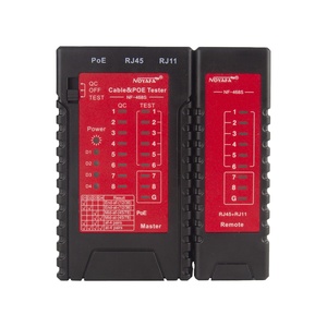 NF-468S Cable &amp; POE <strong>Tester</strong> Check Continuity <strong>of</strong> RJ11&amp;RJ45 Cable Quickly and Identify the <strong>Type</strong> <strong>of</strong> Power Source - Product Image 1