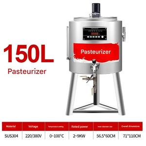 Serbatoio di pastorizzazione ad alto rendimento per il controllo automatico della temperatura della linea della bevanda del succo della latteria - Product Image 5