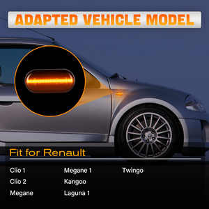 Dynamic/Sequential Clear/Smoked led側方向インジケータRenault Clio1 Clio 2 Megane 1 - Product Image 4