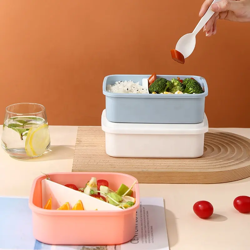 Custom Eco Friendly sublimazione plastica Tiffin Bento Lunch box Para Purse for Kids e Enfant e Adult bpa Free con Logo
