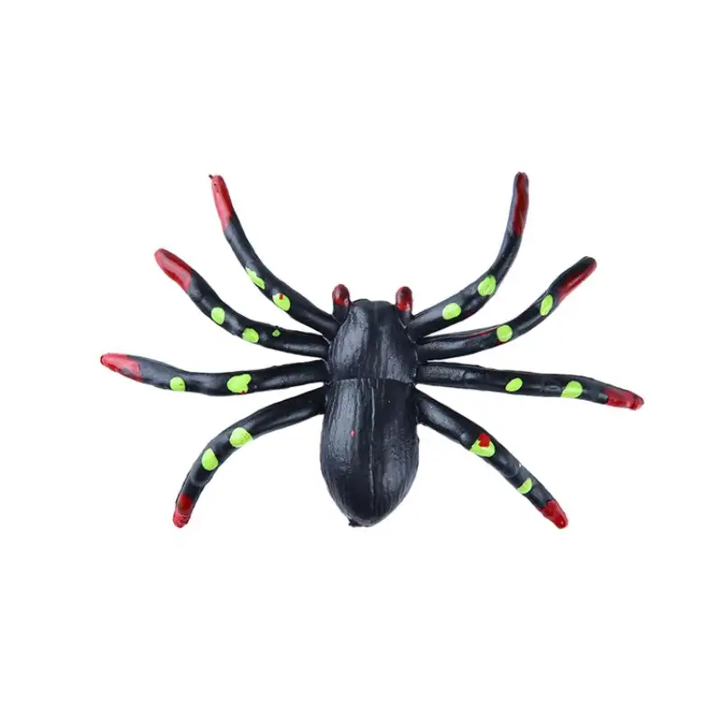 Araignée réaliste en plastique araignée jouets Halloween fête décoration poisson d'avril bâillons et jouets blague pratiques