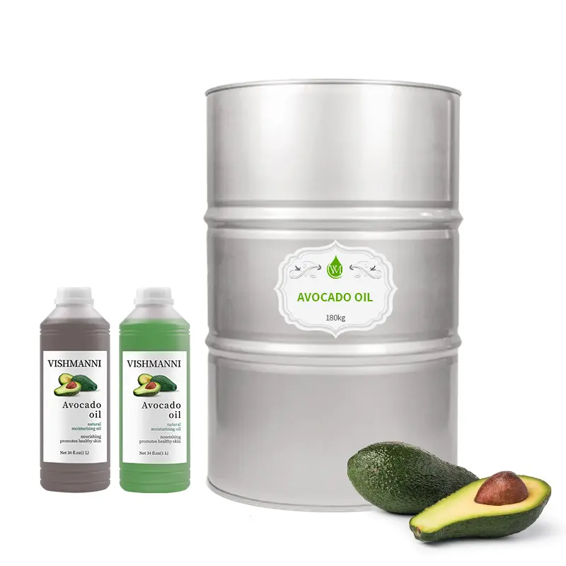 Óleo vegetal 100% puro orgânico de abacate em massa para massagem