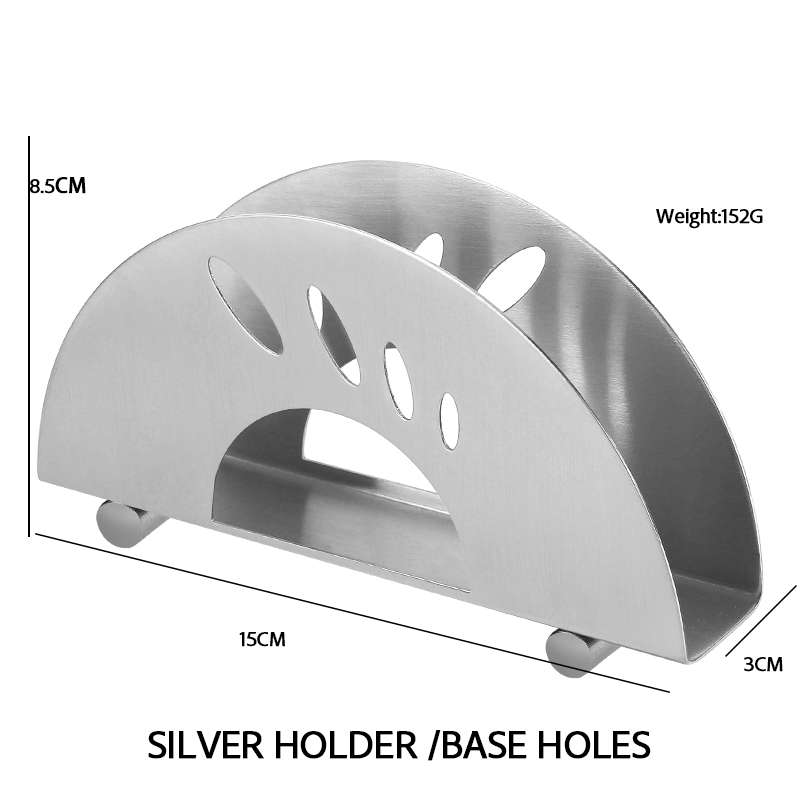 Silver holder /base holes