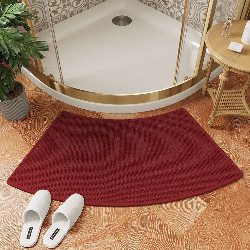 Suela de goma de cáñamo Sally - elegante arco tejido rojo