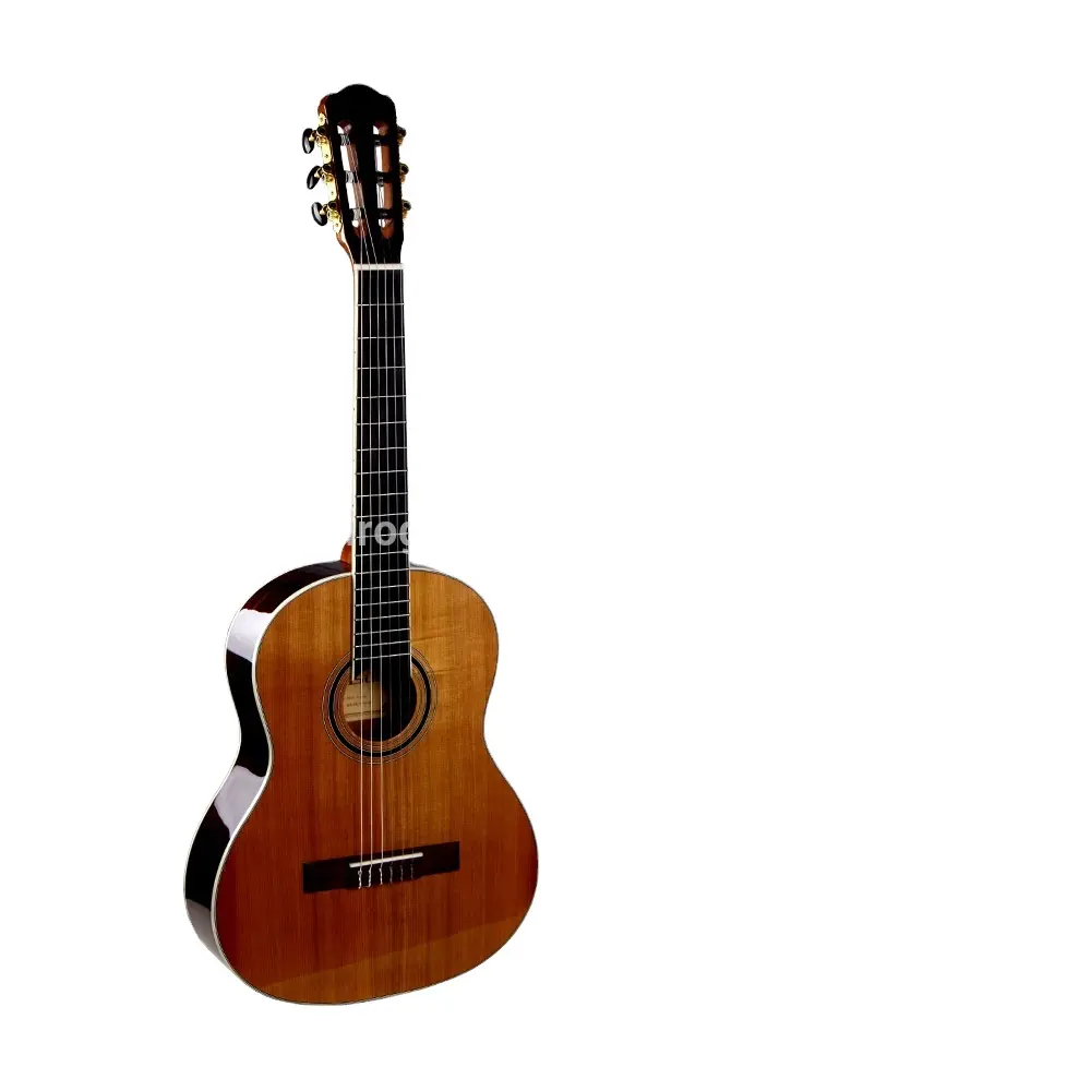 カスタムロゴ36インチクラシックギタースタイルサプライヤー安い初心者学生中国中古クラシックギター木製ロゼット付き
