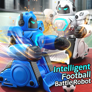 Interactive 2.4G Remote Control <strong>Fighting</strong> <strong>Robot</strong> with Light Music Double Football Boxing Battle Toy <strong>Robot</strong> for Kids - Product Image 5