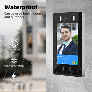 TCP/IP Video citofono sistema di riconoscimento facciale campanello di sblocco ingresso Multi-appartamenti con ancoraggio videocitofono Tuya - Product Image 6