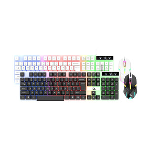 GT100 Set Wired <strong>Mouse</strong> <strong>Keyboard</strong> Colorful Household Game <strong>Keyboard</strong> <strong>Mouse</strong> Combo <strong>Computer</strong> Gaming <strong>Keyboard</strong> - Product Image 1