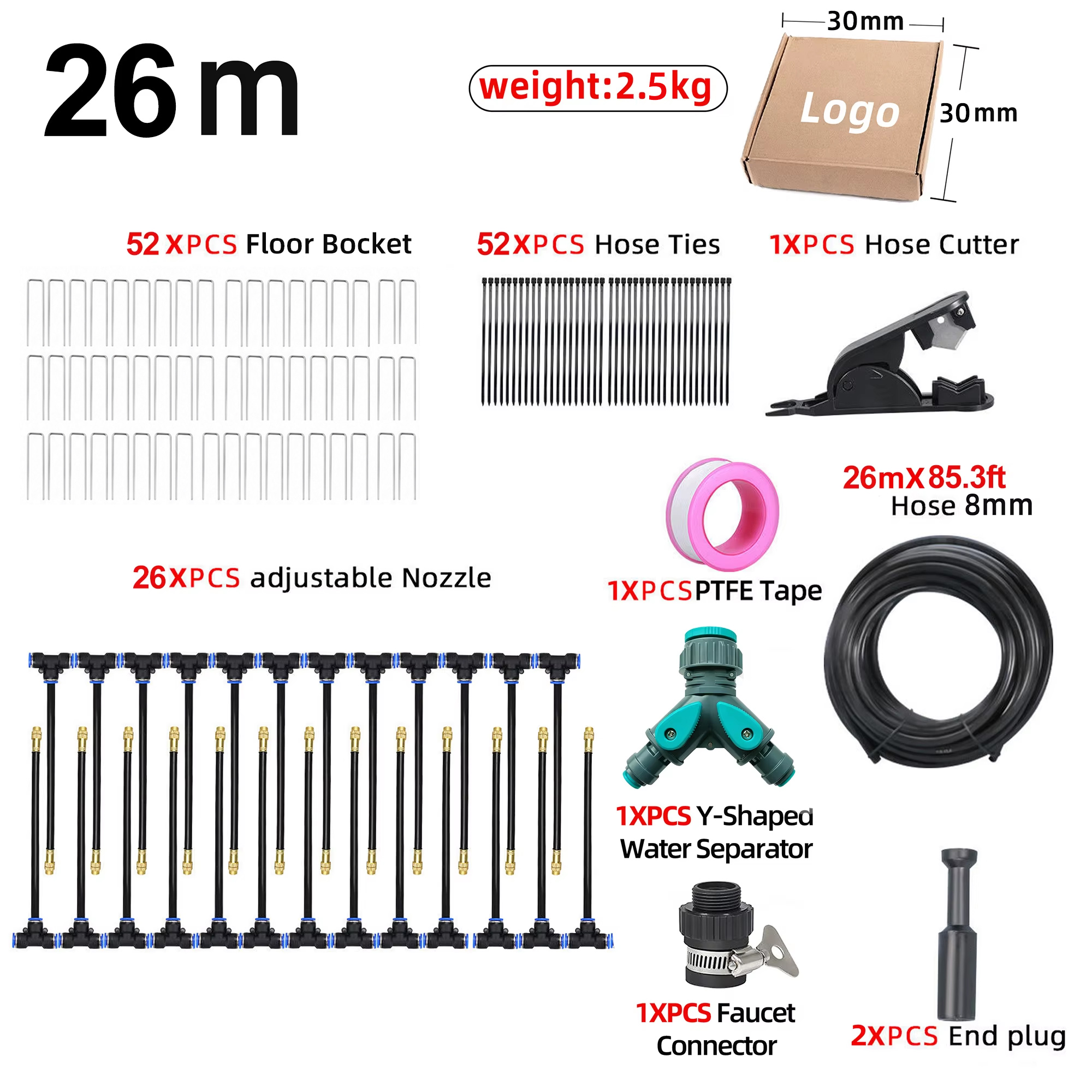 Black M3 Kit:26m(85.3 ft)