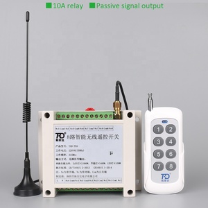 Manufaktur DC12V RF Funk fernbedienung schalter 315MHz Funk fernbedienung 8-Kanal-Relaismodul HF-Fernbedienung - Product Image 4