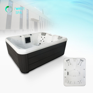 Massage pour 5 personnes avec éclairage d'ambiance LED et bain à remous intelligent pour les fêtes en plein air avec système - Product Image 3