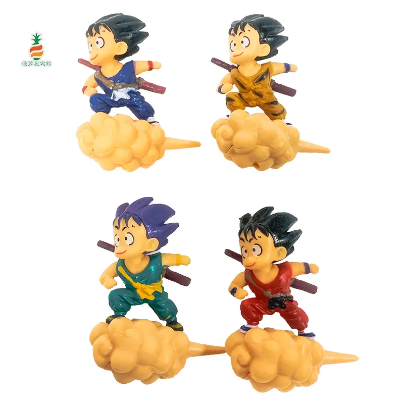 Dragon Ball Amoy pats figlio d'infanzia Goku con i giocattoli di aspirazione di raccolta in PVC modello di vinile figura acquario ornamenti galleggianti