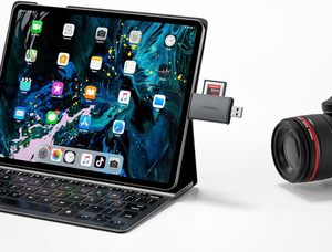 CFexpress b型读卡器，USB 3.2 10gbps至900mb/s速度2合1 USB C & USB A端口，用于CFE b型相机卡适配器 - Product Image 4