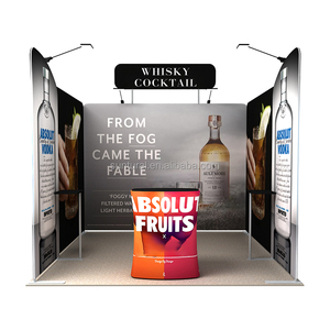 Tùy Chỉnh Xách Tay Modular Có Thể Gập Lại Hiển Thị Gian Hàng Quầy Bàn Trần Biểu Ngữ Hiện Đại Triển Lãm Thương Mại Thiết Bị Tùy Chỉnh Gian Hàng Triển Lãm - Product Image 3