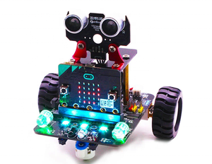 Yahboom Micro: Bit Smart Robot Car Kit Python-Programmier-Lernkit Kompatibel mit BBC Micro: Bit V2/V1.5