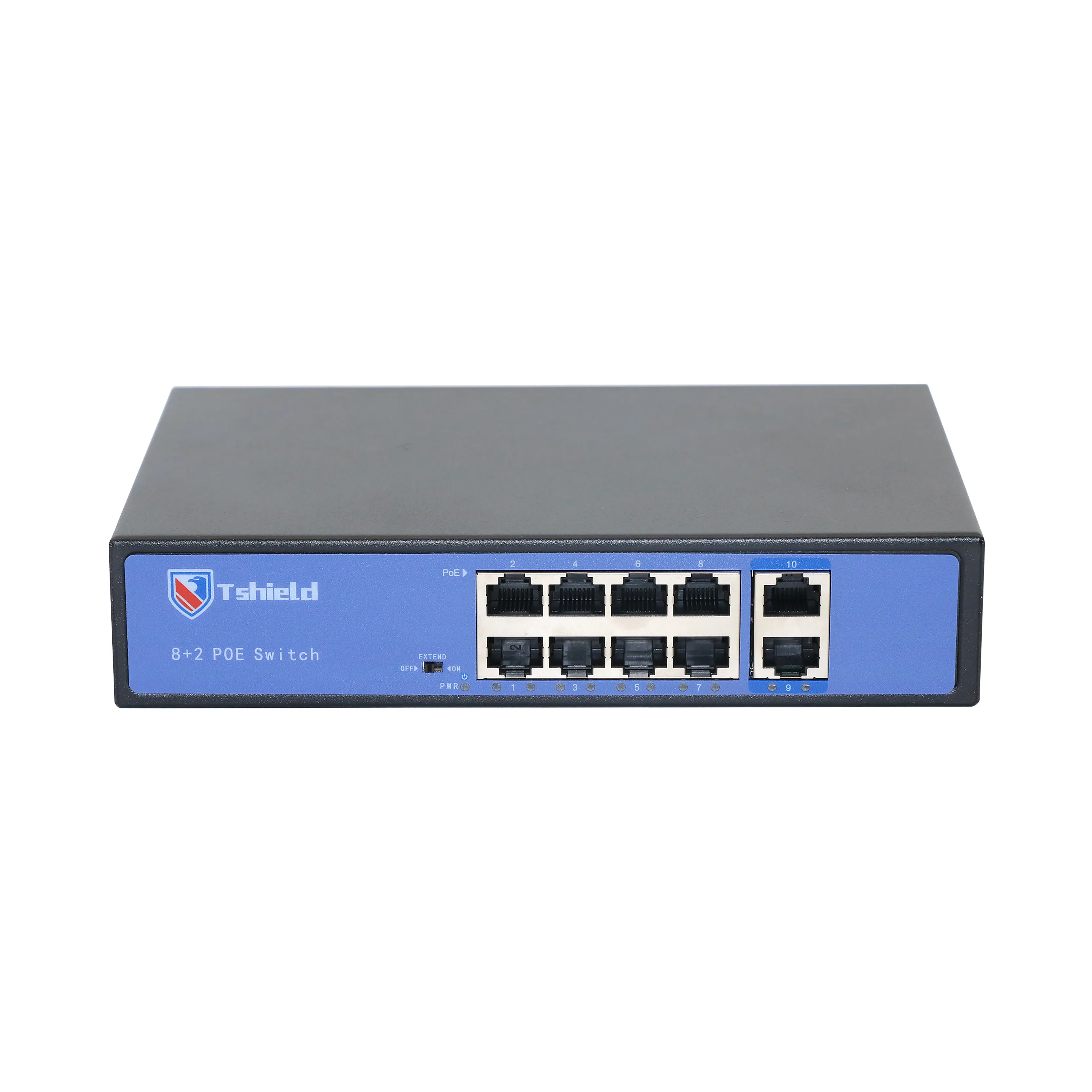 T-shield OEM Gigabit CCTV ağ anahtarı ile 8/16/24/32/48 port PoE anahtarı için 10/100/1000Mbps Hikvision IP kamera