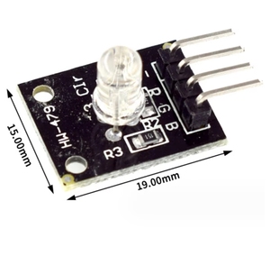 ホットセールスKY-016 3色LEDモジュールは、トリコロールライトのRGBモジュールプラグインDIPに適しています - Product Image 1