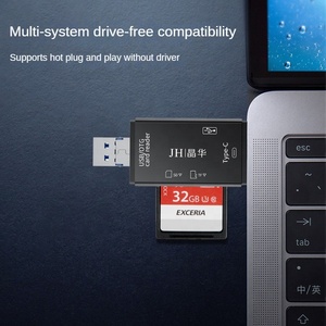 Lector de tarjetas USB 2,0 6 en 1, cámara multifuncional, tarjeta SD, teléfono móvil, tarjeta de memoria TF, convertidor de alta velocidad, ordenador Universal - Product Image 2