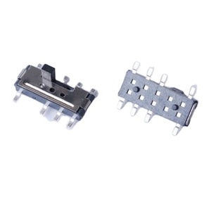 Dpdt mini güç slayt anahtarı 2 pole 4 pozisyon slayt anahtarı 2P4T 2P3T 2P2T - Product Image 1
