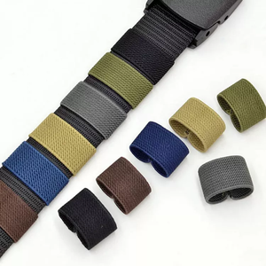 Nylon <strong>Elastic</strong> Webbing Keeper <strong>Elastic</strong> Belt <strong>Loop</strong> Ring <strong>Clip</strong> Hook Tail Clamp for Keeper Jeans Belt Webbing - Product Image 1