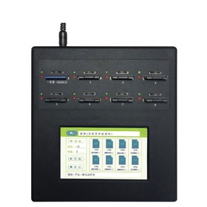 Duplicatore di schede di memoria Flash a (MS / CF / SD / MMC / USB) 7 unità CD duplicazione macchina lettura/cambio numeri CID - Product Image 1