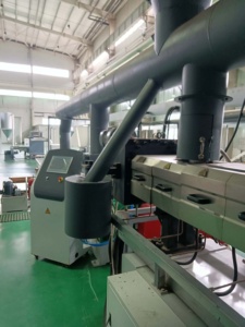 废塑料回收芯电机发动机PLC聚丙烯聚乙烯新型双螺杆挤出串切割颗粒造粒机 - Product Image 4