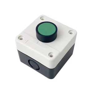 Segno verde di plastica interruttore a pulsante scatola di controllo stazione con il simbolo 10A non normalmente aperto Reset momentaneo - Product Image 5