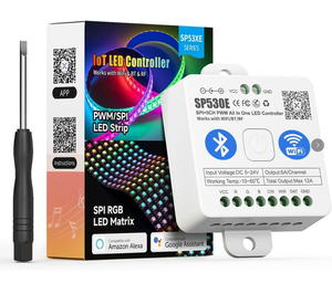 ESann SP530E все в одном Wifi Alexa Google Home 5CH PWM SPI Pixels WS2811 WS2812B SK6812 FCOB светодиодный контроллер света - Product Image 1