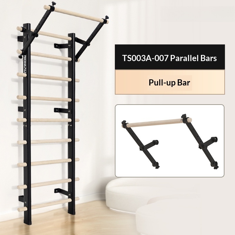 Black Oak Stall Bar and Pull-Up Bar Unit