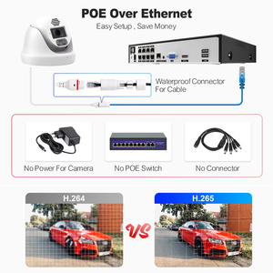 Techage Ultra HD 4K防犯カメラAIホームカメラCCTV監視システム8チャンネル8MP Poe Nvrキット - Product Image 2