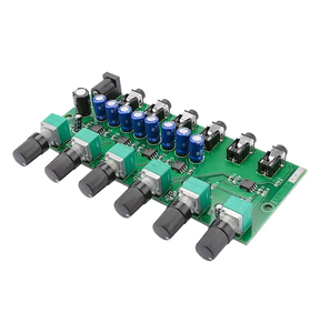 Amplificadores de auriculares, placa mezcladora de señal de Audio, amplificador estéreo de auriculares, entrada de 2 vías de 3,5 MM, salida de 4 vías con Control de tono - Product Image 1