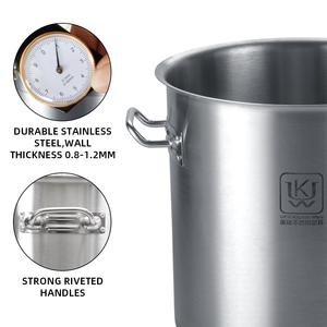 6L-400L Công Suất Lớn Chuyên Nghiệp Súp Đầu Bếp Nấu Ăn Nồi Thép Không Gỉ Cao Cơ Thể Lưu Trữ Nồi - Product Image 4