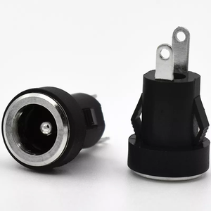 LN-DC-022Bメスパネルマウントコネクタソケット充電プラグアダプタ2ピン電源ジャック2.1MMX 5.5MM X 2.5MM - Product Image 2