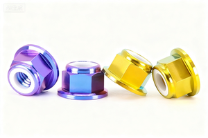 Hợp Kim Titan M10 M12 Mặt Bích Bolt Nut Màu Xanh Hex Cho Phía Sau Bánh Xe Trục Xích Xe Sửa Đổi Cho Xe Đạp Xe Máy Xe Máy - Product Image 4